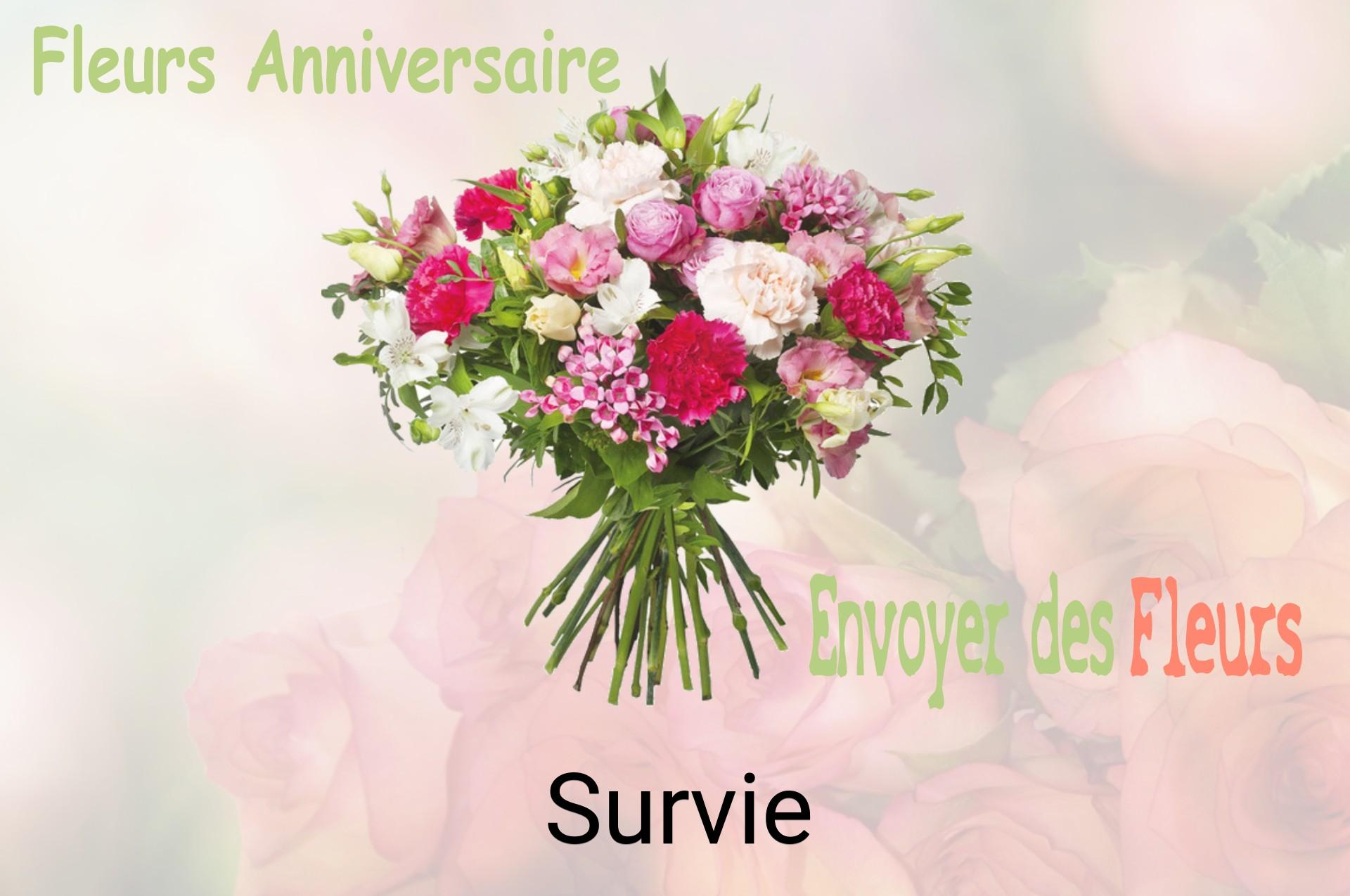 Bouquet de fleurs d’anniversaire livré à Survie