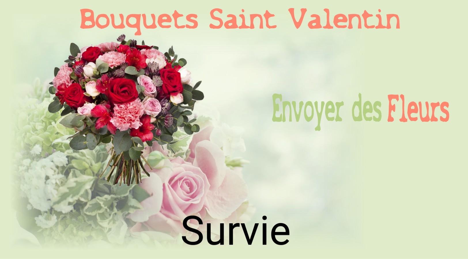 Roses de Saint-Valentin livrées à Survie